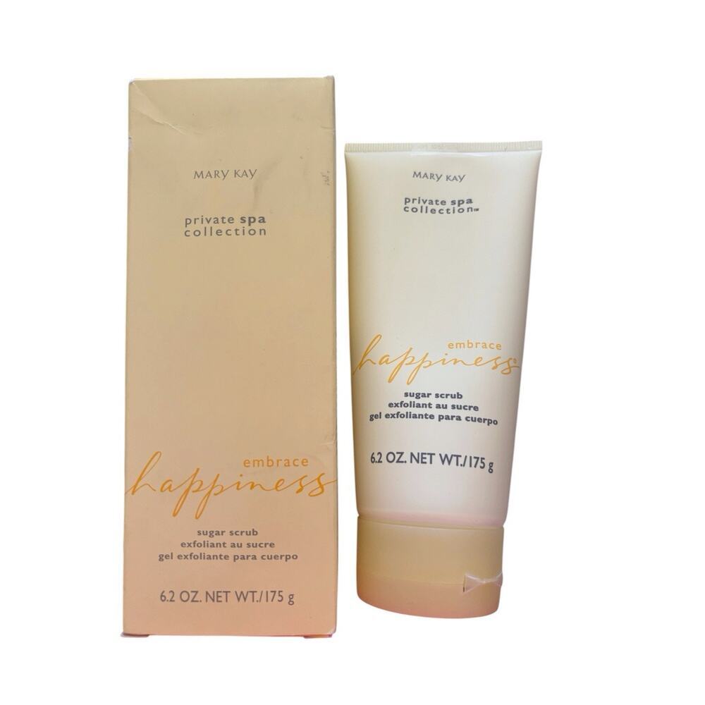 Mary Kay Private Spa Collection Sugar Scrub Embrace Happiness 6.2 Oz With Box